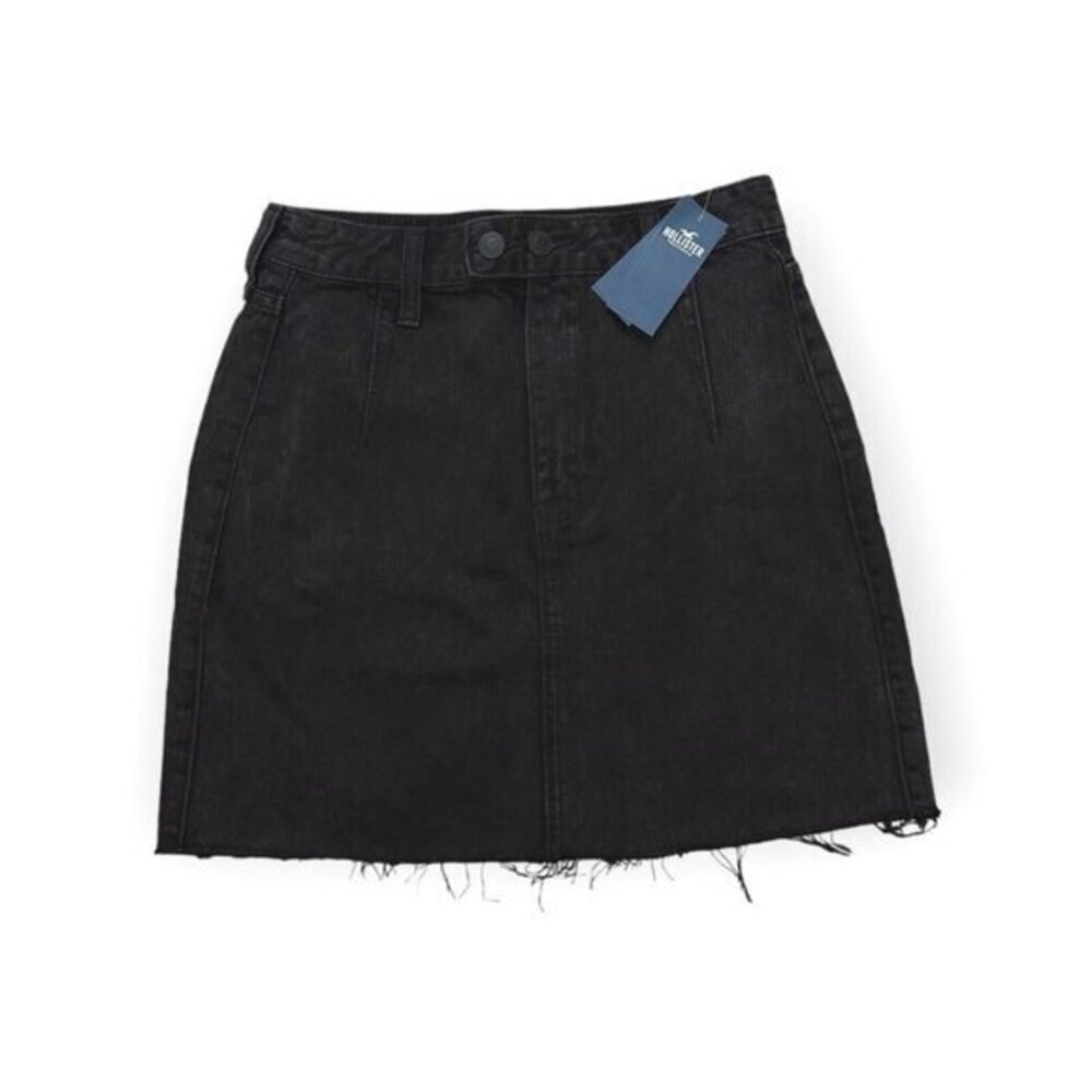 New Hollister Ultra‎ High Rise Jean Denim Skirt Womens 3